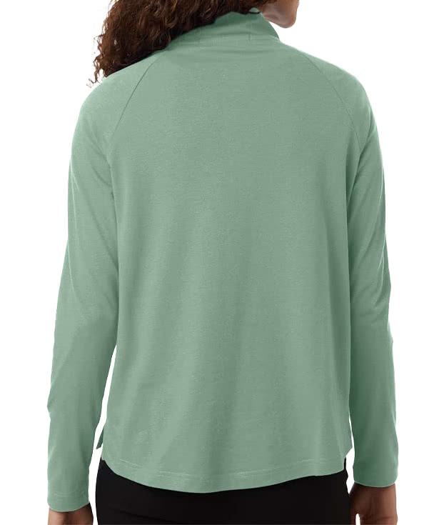 Devon & Jones Women's Seaton Pebble Performance Quarter Zip Pullover