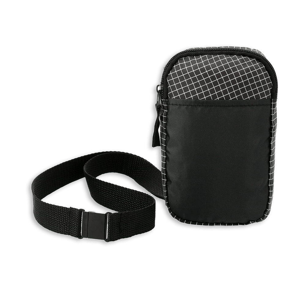 Grid Lanyard Phone Pouch-default