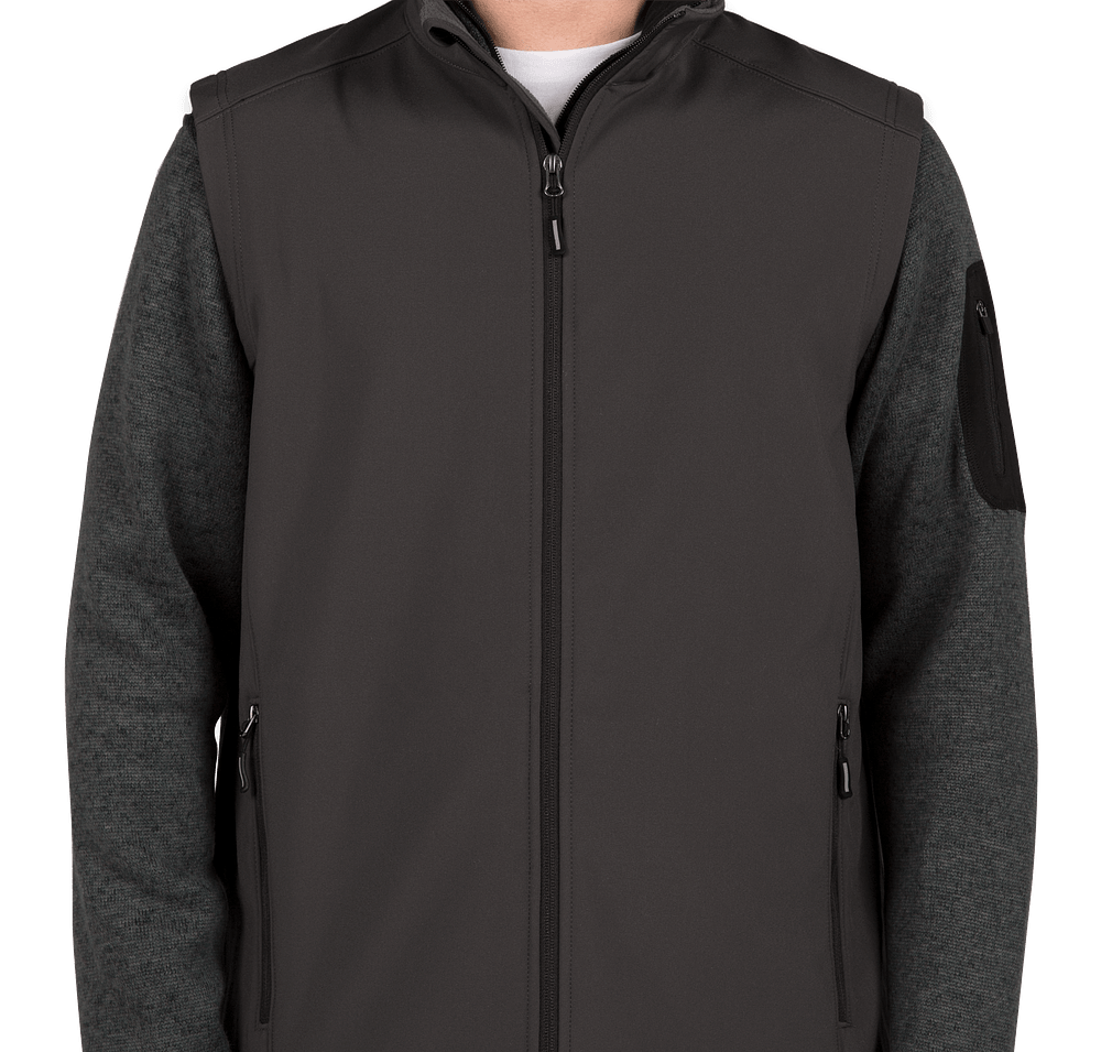 Core 365 Fleece Lined Soft Shell Vest - Printed-default
