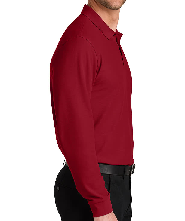 Port Authority Wearever UV Long Sleeve Performance Pique Polo