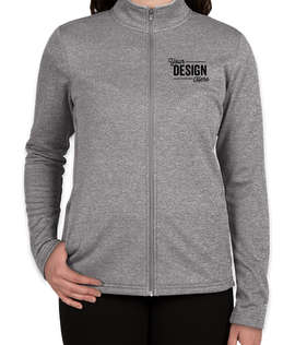 Champion Women's Performance Full Zip Jacket - Color: Slate Grey Heather