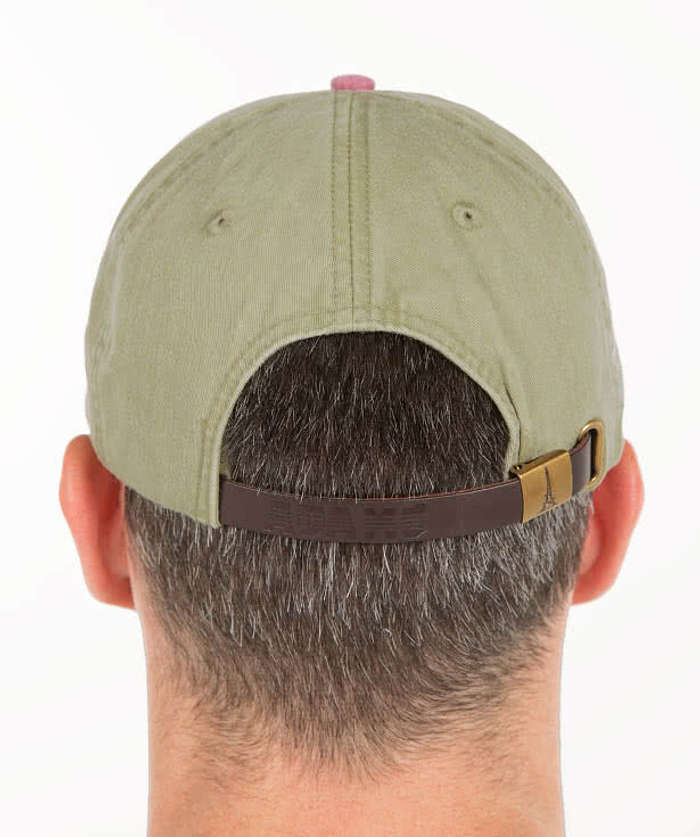 Adams 6-Panel Two-Tone Washed Pigment-Dyed Cap - Dark/All