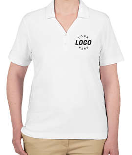 Devon & Jones Women's Pima Pique Polo - Color: White