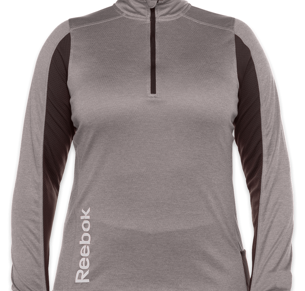 Reebok Women's Crossover Quarter Zip Performance Shirt-default