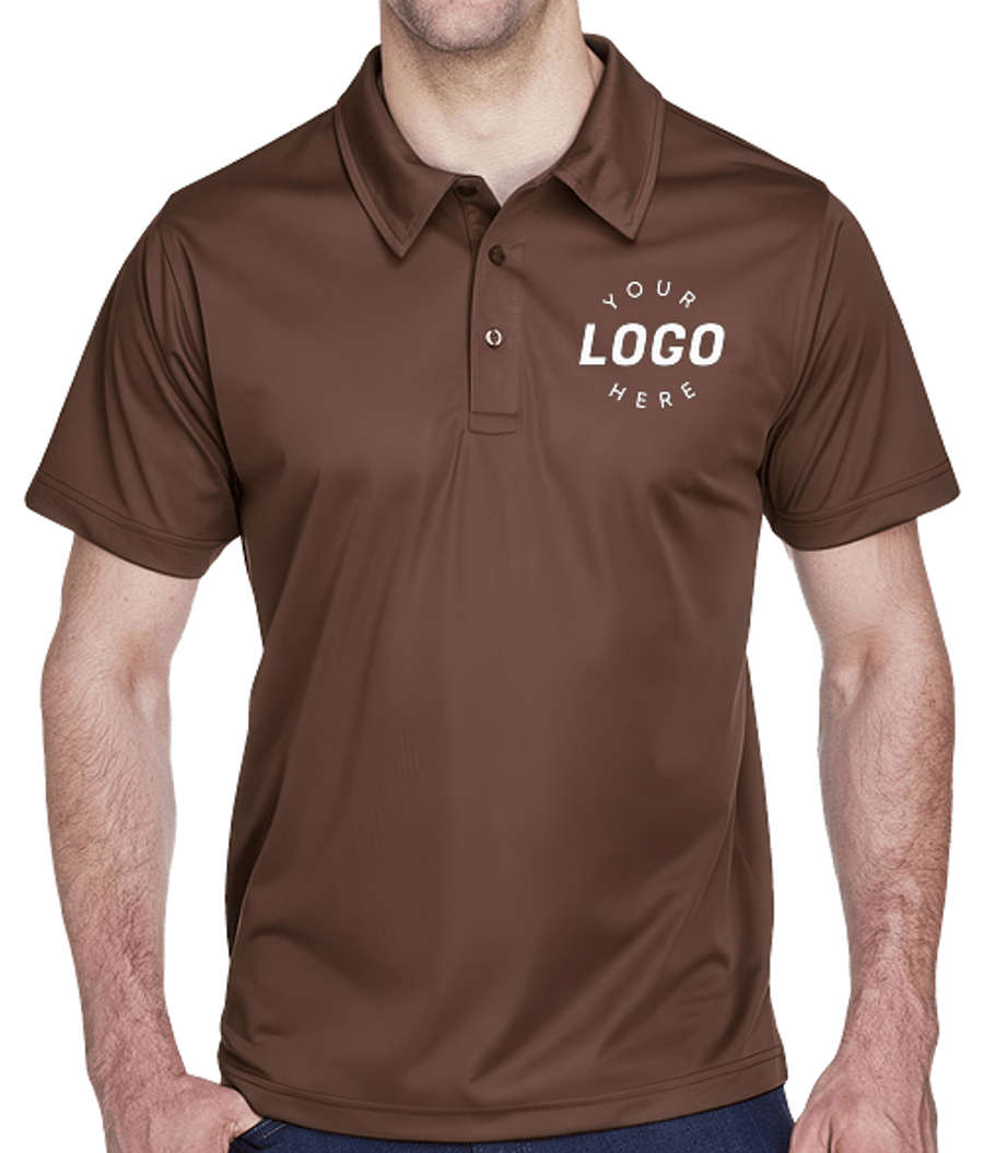 Team 365 Command Snag-Protection Performance Polo - Printed in Sport Dark Brown