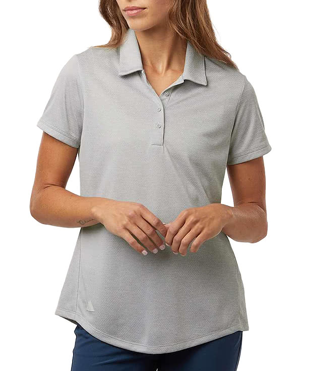 Adidas Women's Space Dyed Recycled Performance Polo - Embroidered