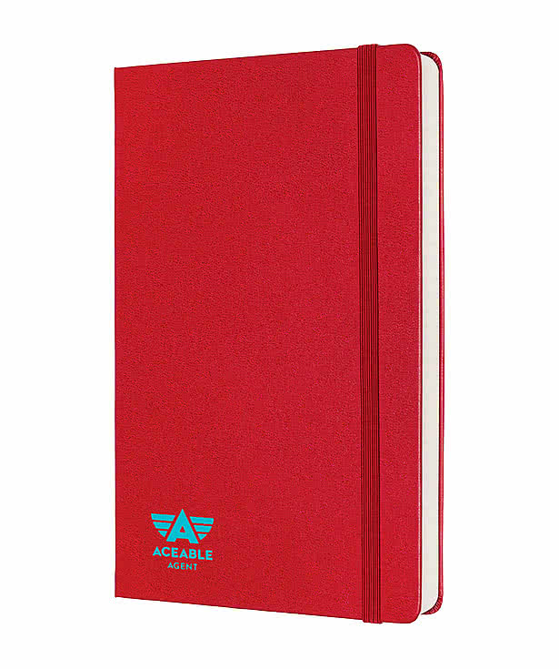 Moleskine Hard Cover Ruled Expanded Notebook