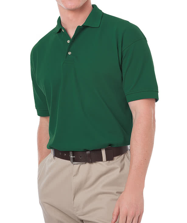 Blue Generation Cotton Pique Polo - Printed