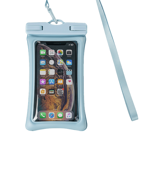 Best Buddy Tools Seahorse IPX8 Waterproof Floating Phone Pouch in Blue