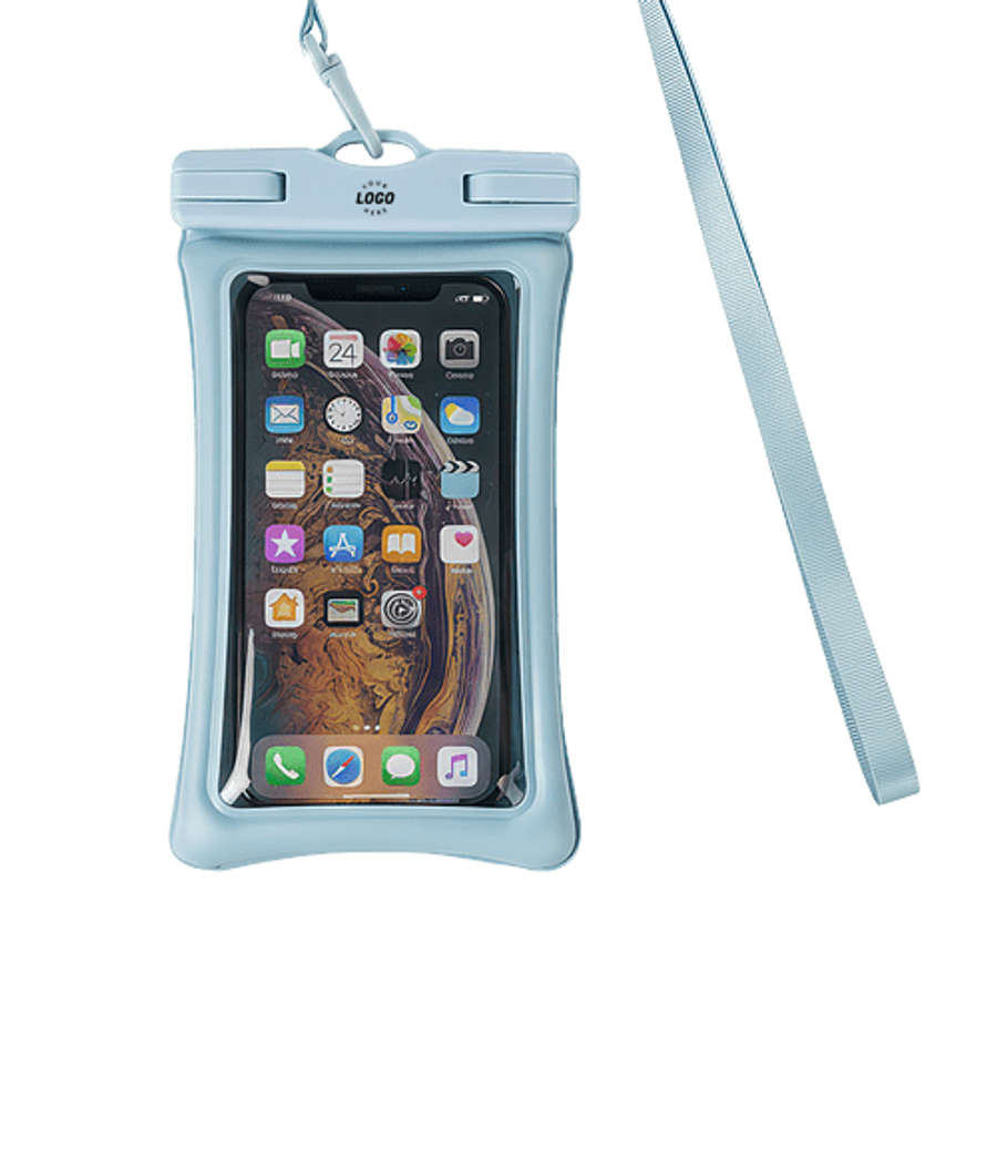 Best Buddy Tools Seahorse IPX8 Waterproof Floating Phone Pouch in Blue