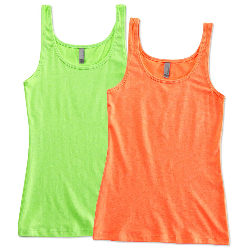 Next Level Juniors Neon Jersey Tank