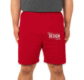 Soffe 50/50 Jersey Shorts - Color: Red