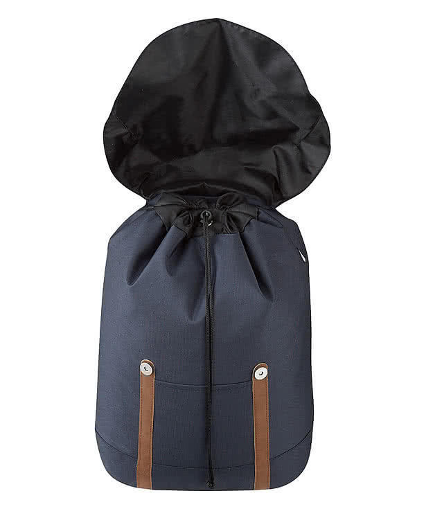 Flap Drawstring Backpack