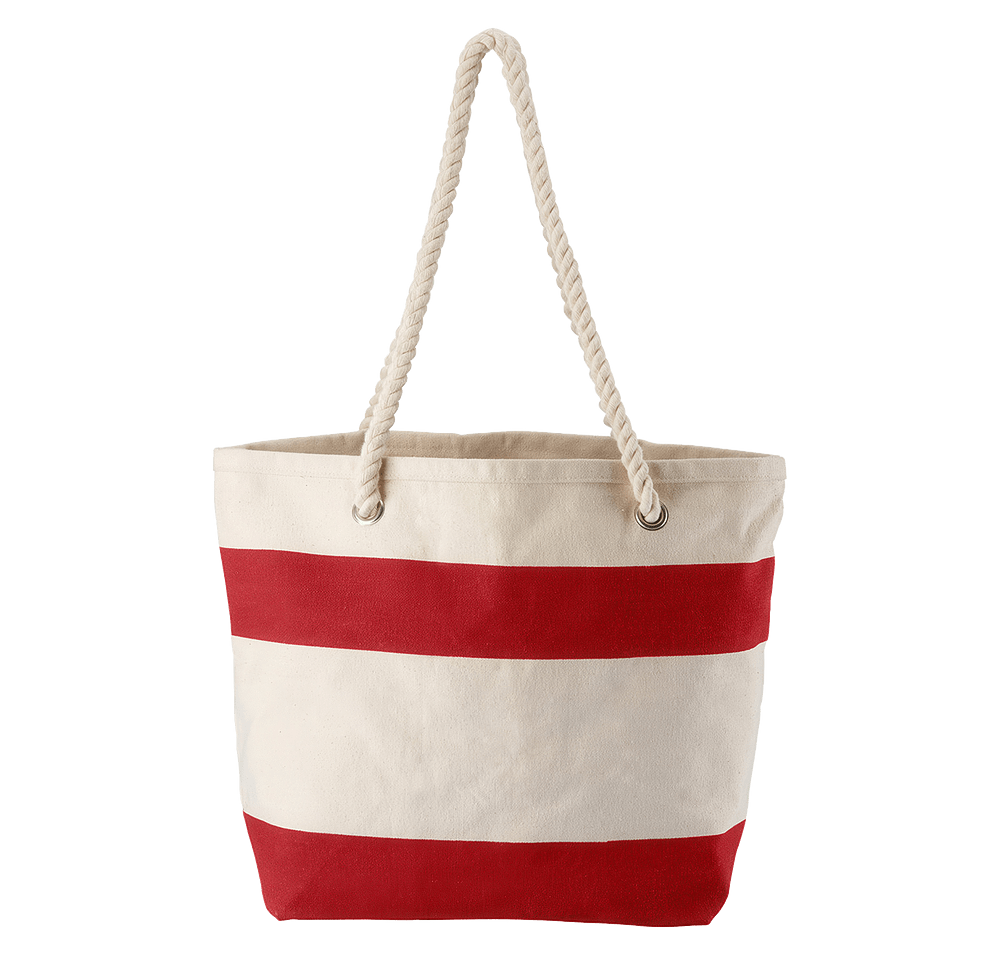 Resort Cotton Canvas Tote Bag with Rope Handles-default