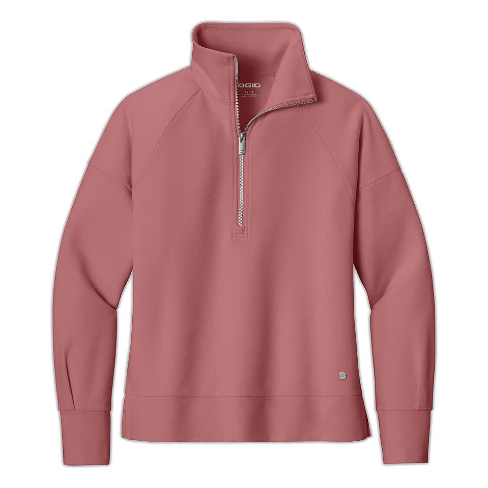 OGIO Women's Luuma Half Zip Sweatshirt - Printed