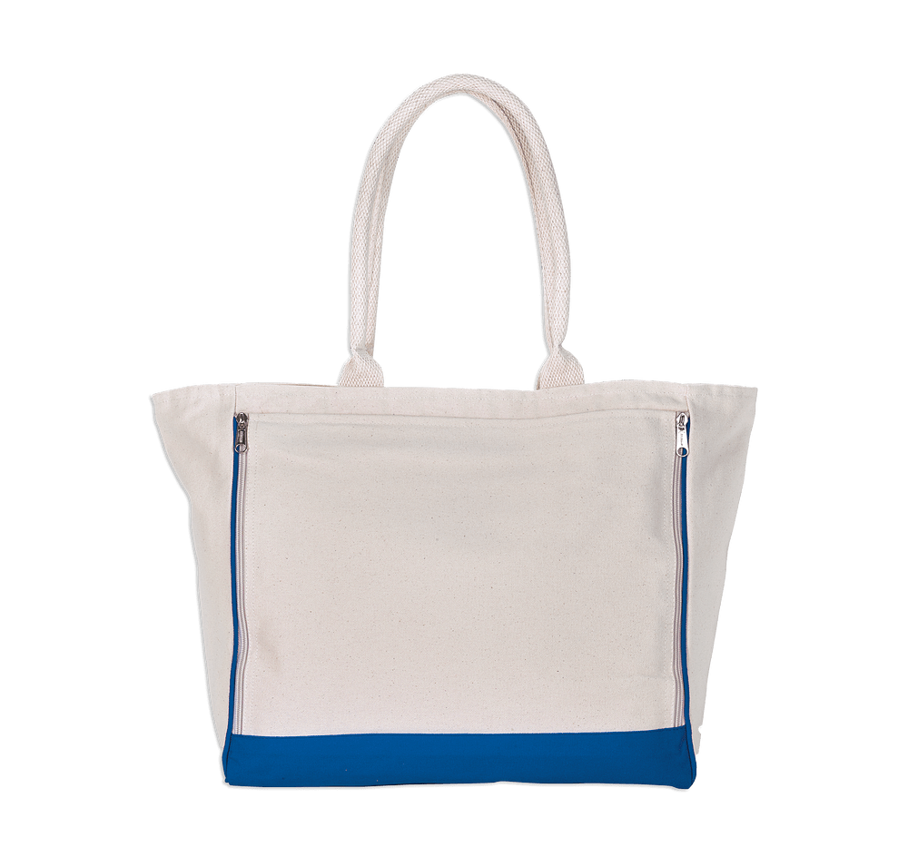 Full Color Large Yoga Retreat Cotton Tote Bag-default