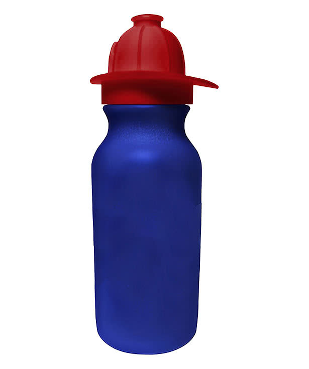 20 oz. Fireman Helmet Bike Water Bottle