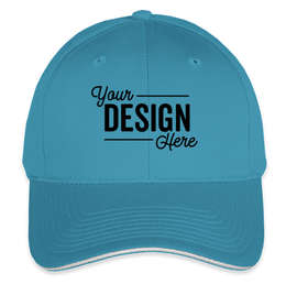 Port & Company Sandwich Bill Hat - Color: Sapphire / White