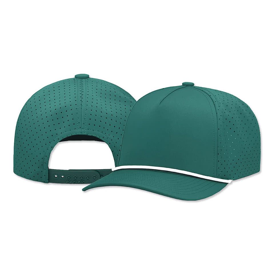 Pacific Headwear Weekender Perforated Snapback Trucker Hat