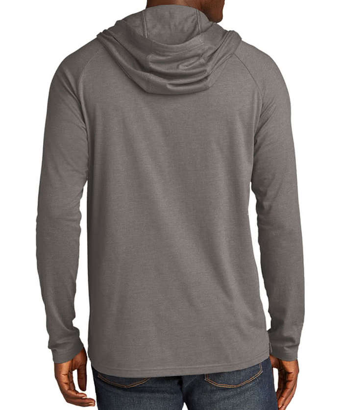 Custom New Era Tri‑Blend Long Sleeve Hooded Shirt - Design Long Sleeve  Performance Shirts Online at