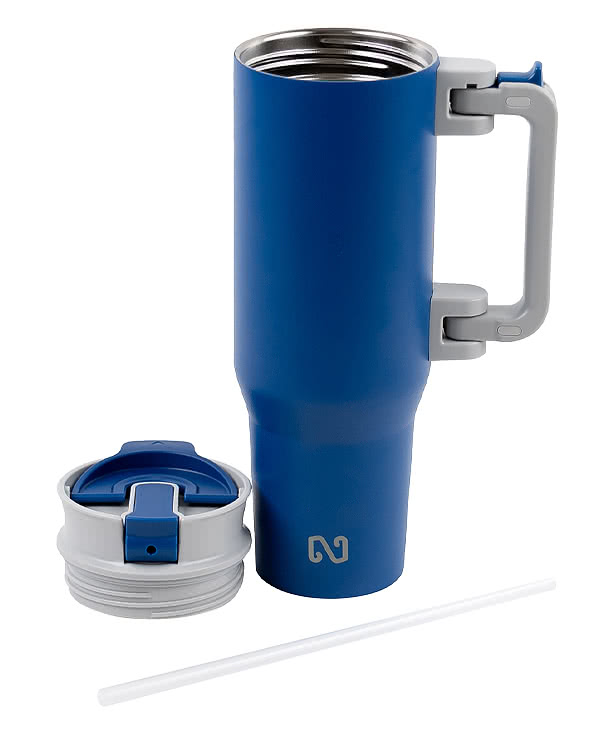 NAYAD Full Color 40 oz. Genesis Tumbler with Foldable Handle