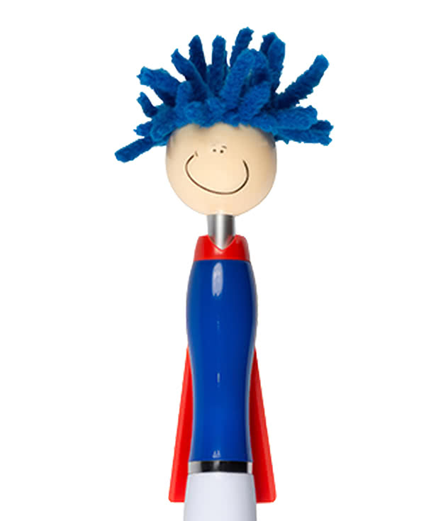 MopToppers Superhero Ballpoint Pen (black ink)