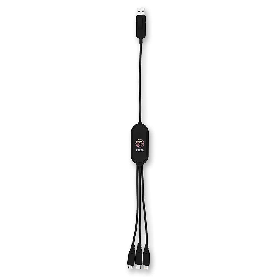 100W Quick Charge 3-in-1 Cable