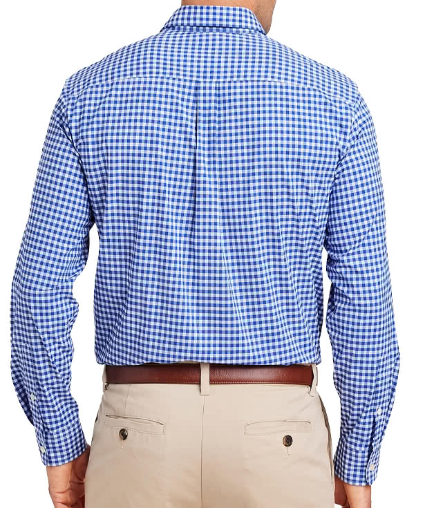 Vineyard Vines On-The-Go Gingham Stretch Performance Dress Shirt