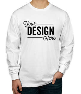 Canada - American Apparel Long Sleeve T-shirt - Color: White