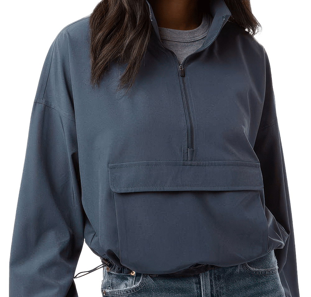 Boxercraft Women’s Stretch Woven Quarter Zip Pullover-default