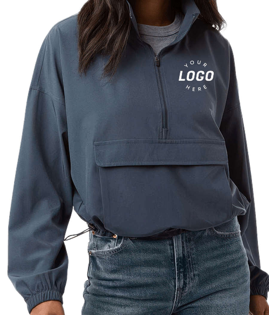 Boxercraft Women’s Stretch Woven Quarter Zip Pullover in Castlerock