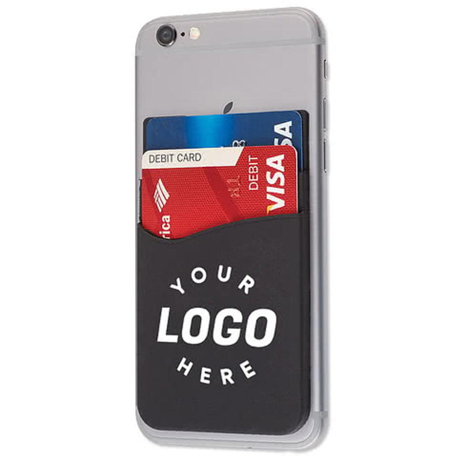 Dual Pocket Silicone Phone Wallet