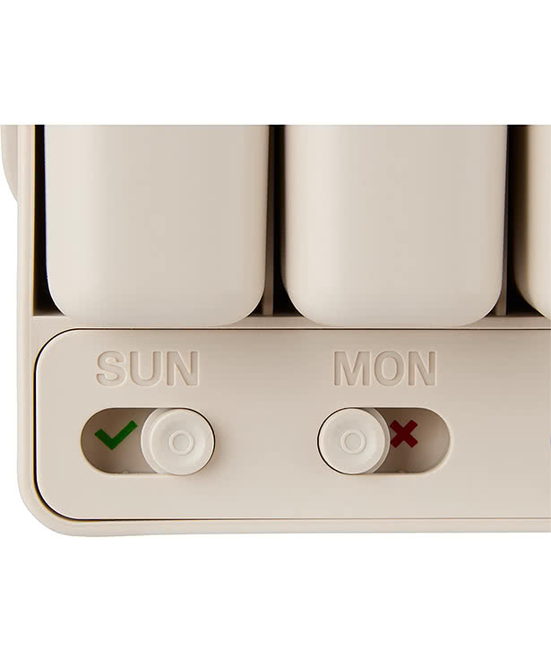 Wellable Daily Pill and Supplement Organizer