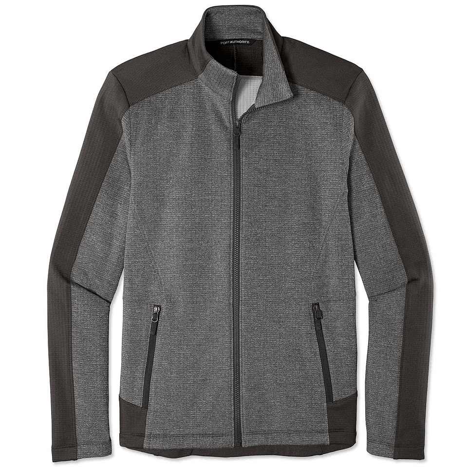 Port Authority Full Zip Grid Tech Fleece Jacket
