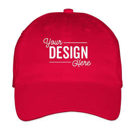 Valucap Bio-Washed Hat - Color: Red