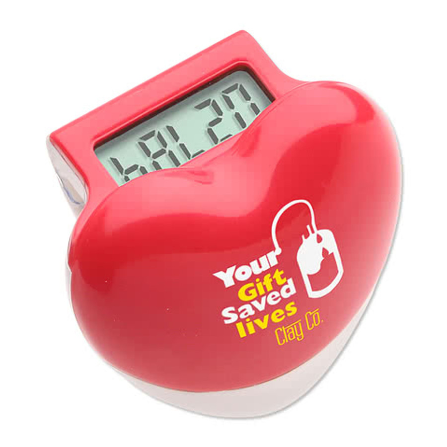 Healthy Heart Step Pedometer in Blue