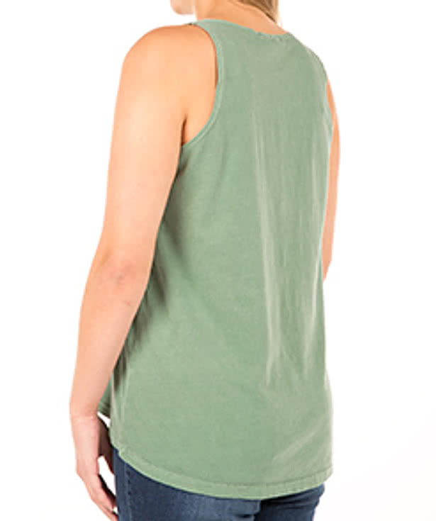 Authentic Pigment Ladies Flowy Pocket Tank