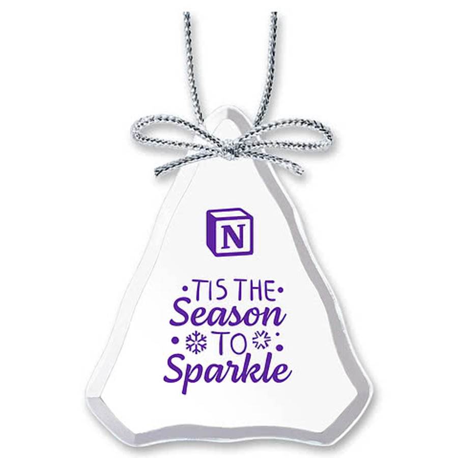 Crystal Tree Ornament in Clear