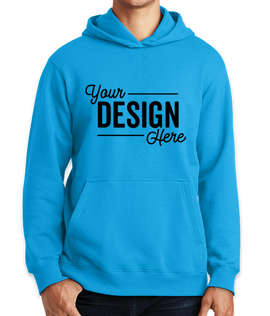 Port & Company Fan Favorite Pullover Hoodie - Color: Sapphire