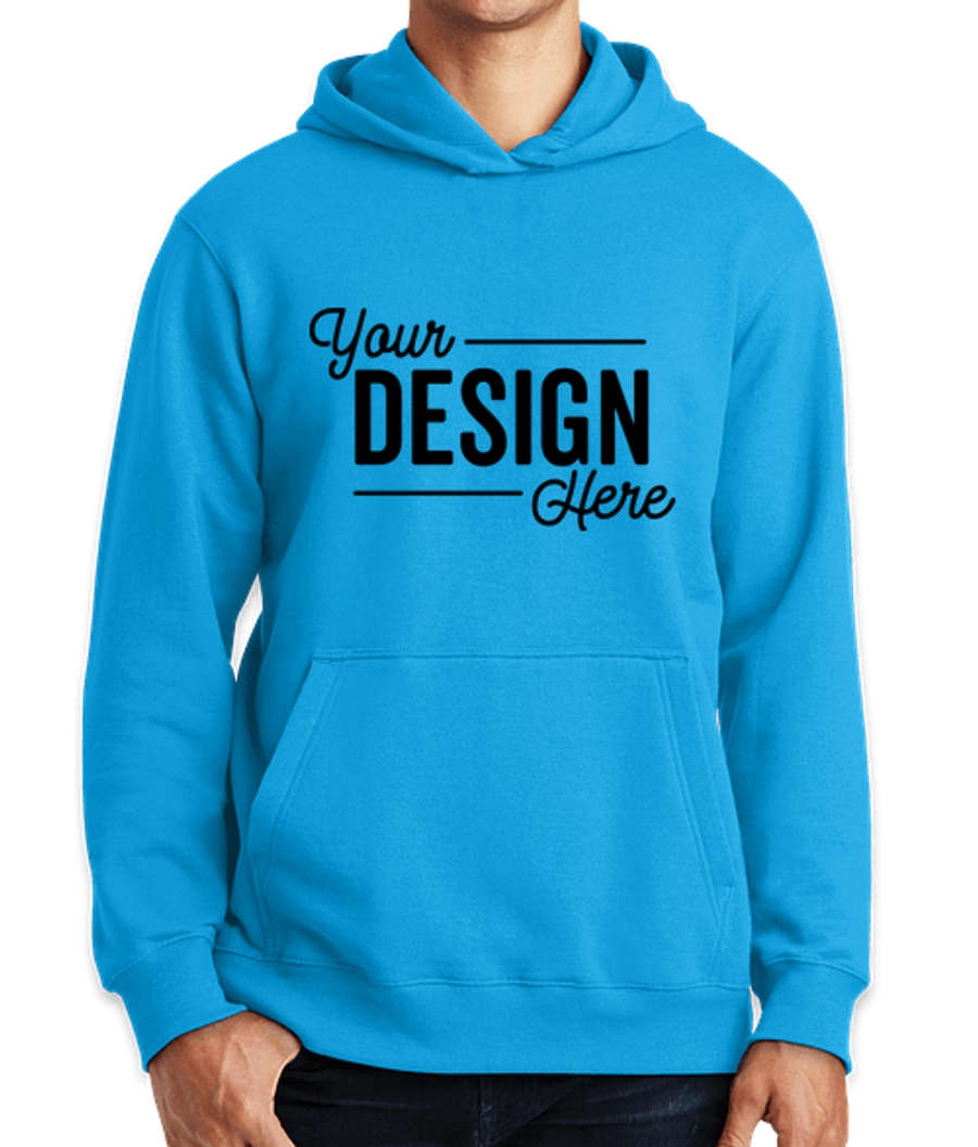 Port & Company Fan Favorite Pullover Hoodie in Sapphire