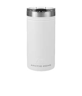 Arctic Zone 12 oz. Titan Thermal HP Stainless Steel Slim Can Insulator - Color: White