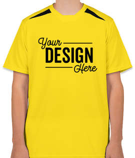 High Five Contrast Performance Jersey - Color: Power Yellow / Black