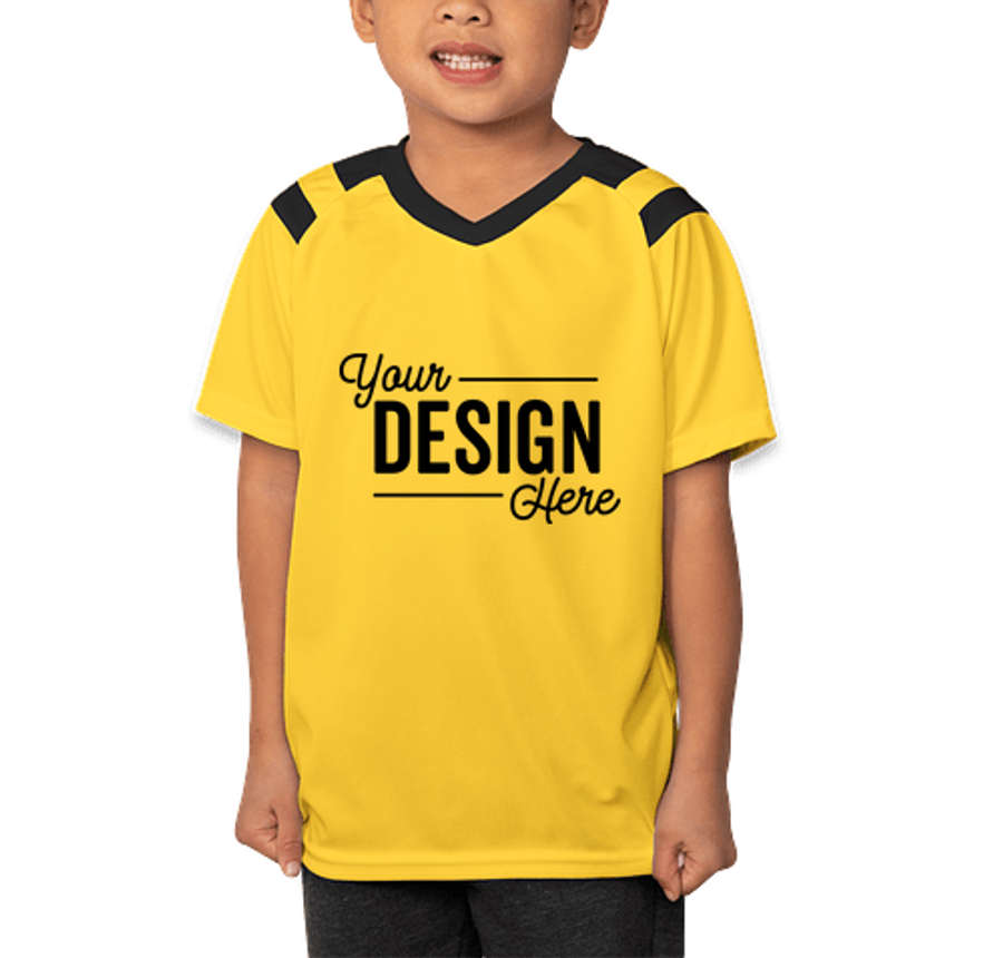 High Five Youth Sheffield Performance Jersey in Electric Yellow / Black