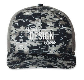 Richardson Patterned Snapback Trucker Hat