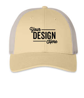 Richardson Low Profile Trucker Hat - Color: Pale Banana / Birch