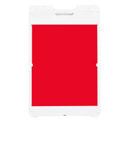 Full Color Simpo Sign II A-Frame Kit - Color: Red