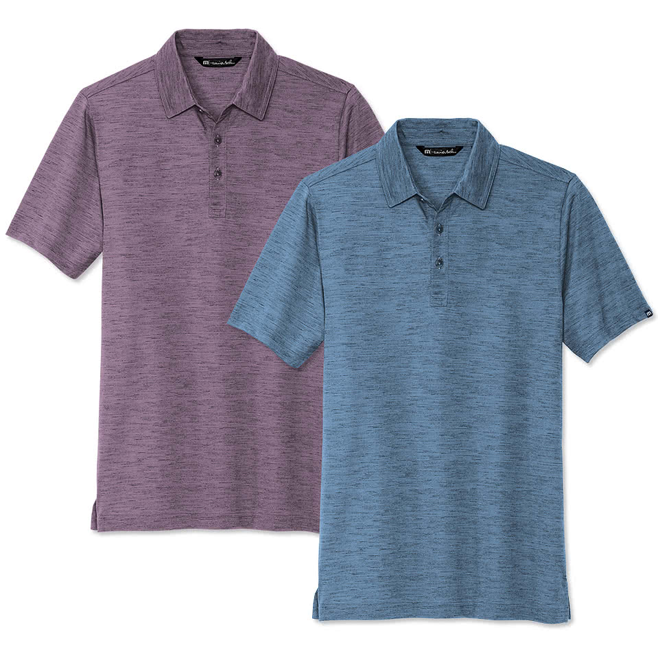 Custom TravisMathew Auckland Slub Performance Polo - Design