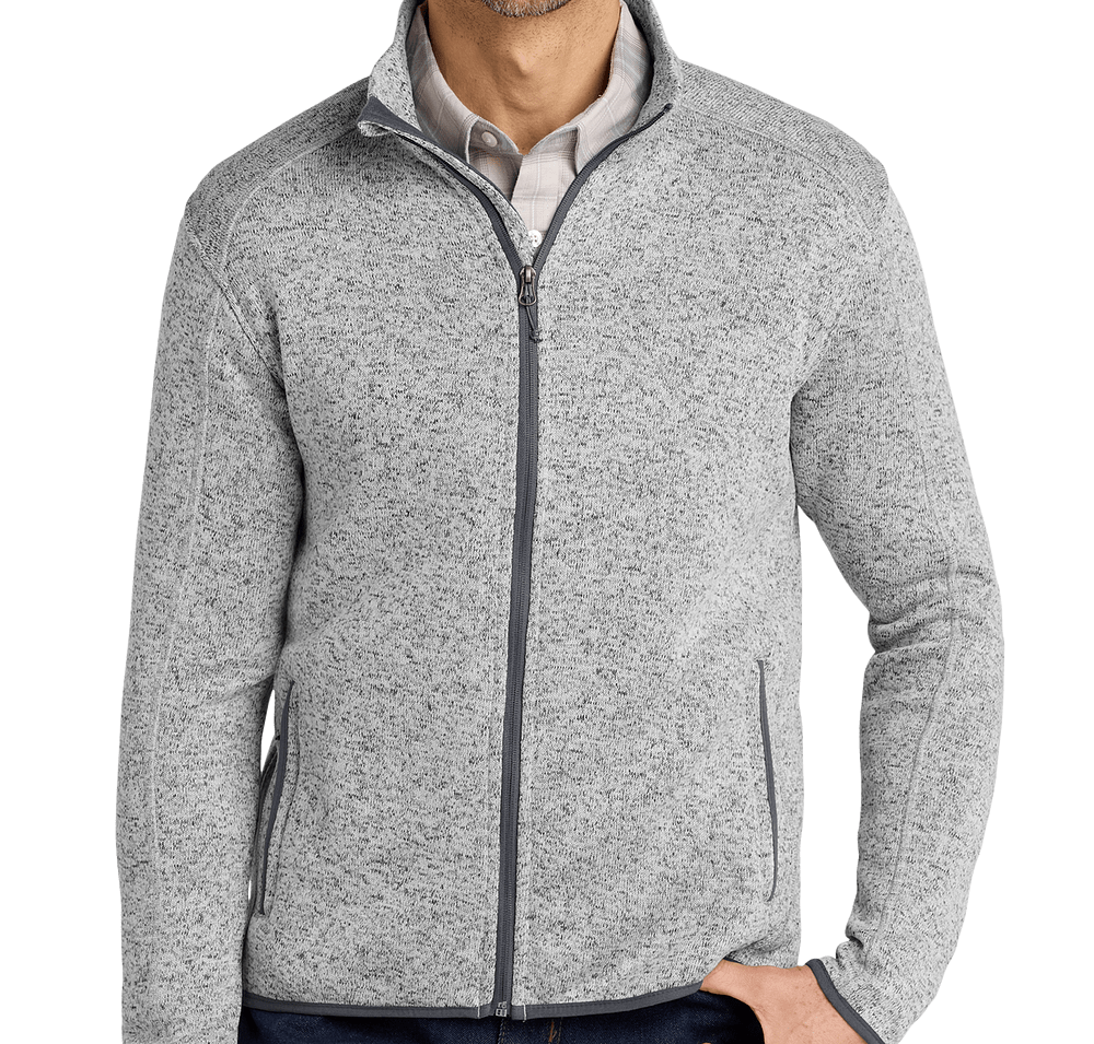 Port Authority Midweight Sweater Fleece Jacket-default