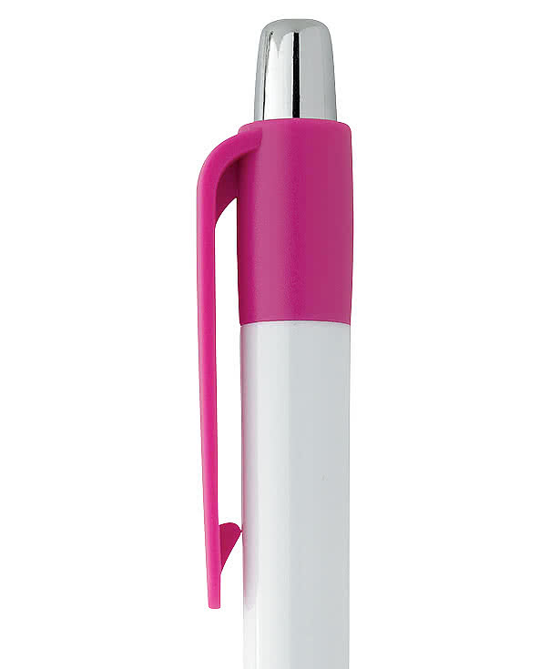 Element White Body Grip Pen (black ink)