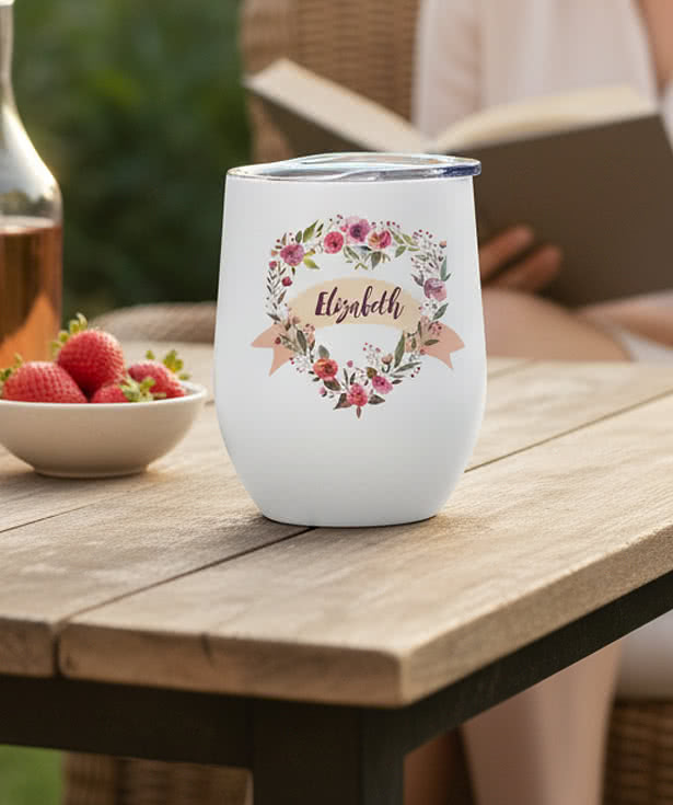 Full Color 12 oz. Insulated Travel Tumbler